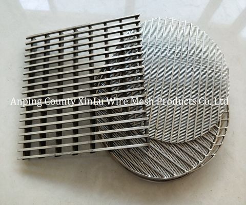High-Performance Fruit Juice Filtration Wedge Wire Screen Panel with 3-20mm Thickness