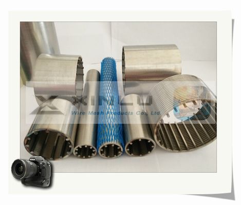 DN60 Well Screen Pipe Fine 50 Micron Slotted Screen Pipe For Beverage