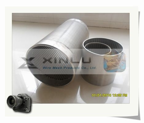 114mm Wedge Wire Screen Pipe All Welded 304 Stainless Steel Pipe Anti Corrosion