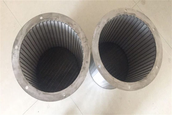 Electropolished Water Filter Screen Elements SS304 No Magnetic V Wire Wrapped