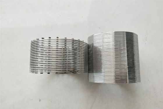 OD 100mm Stainless Steel Filter Screen Wastewater Treatment Wedge Wire Screen