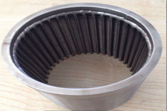 0.1 - 10mm Continuous Slot Screen Anti Corrosion V Wire 304 Stainless Steel Tube