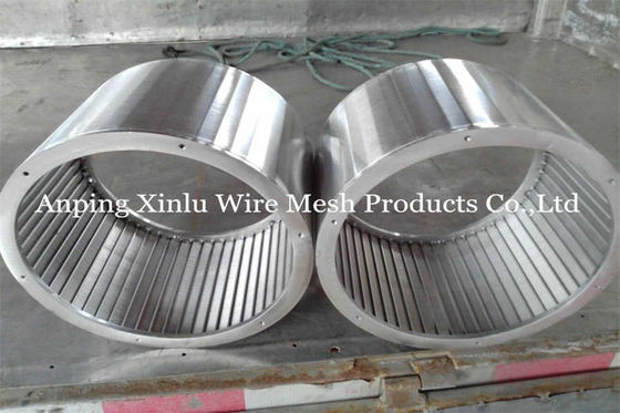 SS 321 304 Rotary Screen Drum OD 620mm With Long 0.6m Wedge Wire Cylinder