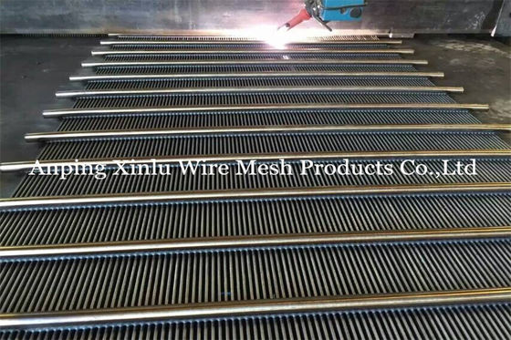 SS Aisi 304 1mm Slot Flat Wedge Wire Screen Panel Johnson Grating Filter Plate