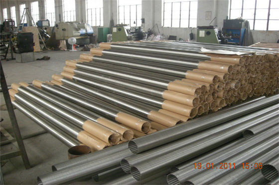 Steel 08x18h10 OD 126mm Water Well Screen Pipe For Wastewater Treatment