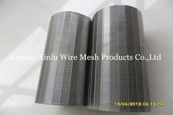Stainless Steel Reversed Wedge Wire Screen Pipe V Profile Wrapped
