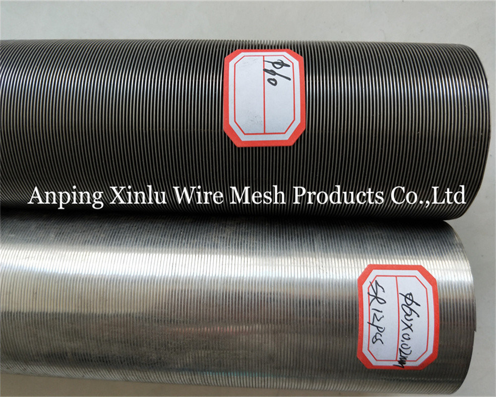 V Wire Screen Tube 0.05-5mm Slot Wedge Wire Screen Pipe for Wastewater ...