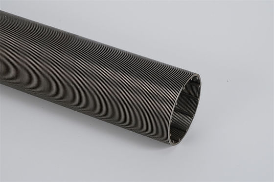 Duplex 2205 Spiral Wedge Wire Screen Pipe OD137mm Point Outside