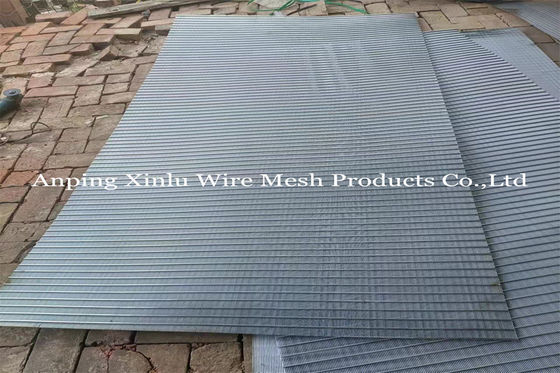 Stainless Steel Wedge Wire Screen Panel Sheets 8ft X 4ft With Slot 1.2mm 0.8mm