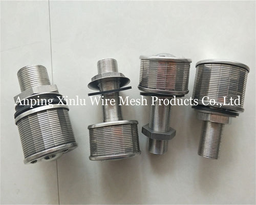 1Ton 100N 57mm Stainless steel wedge wire Johnson Bottom Strainer Nozzle with Filter Precision 50-300μm
