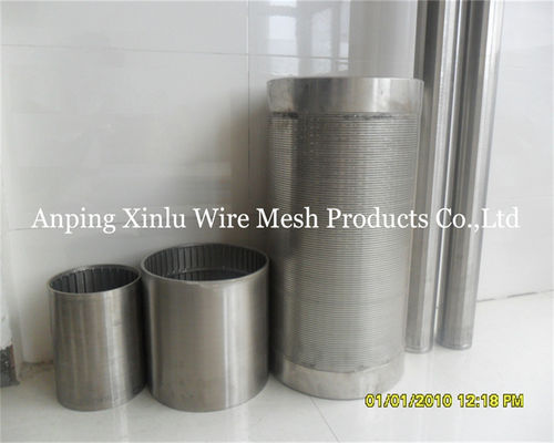 V Wire Screen Tube 0.05-5mm Slot Wedge Wire Screen Pipe for Wastewater Treatment and Chemical Process