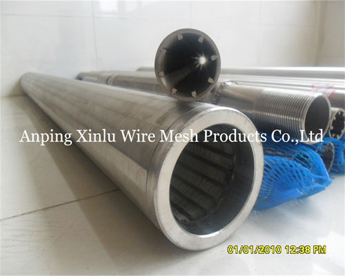V Wire Screen Tube 0.05-5mm Slot Wedge Wire Screen Pipe for Wastewater Treatment and Chemical Process