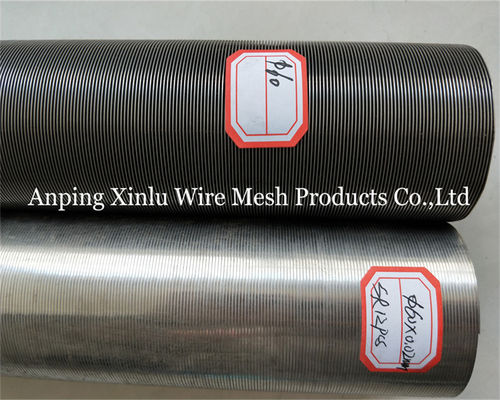 V Wire Screen Tube 0.05-5mm Slot Wedge Wire Screen Pipe for Wastewater Treatment and Chemical Process