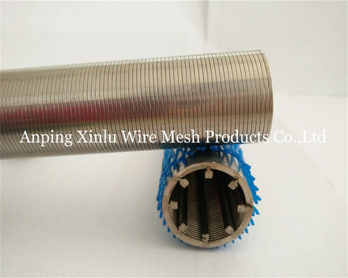 V-Shape Wedge Wire Free-Flow Well Screen Pipe for Waterwell and Environmental Applications