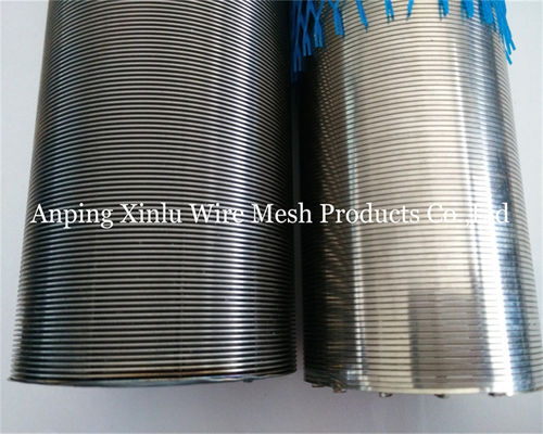 V-Shape Wedge Wire Free-Flow Well Screen Pipe for Waterwell and Environmental Applications