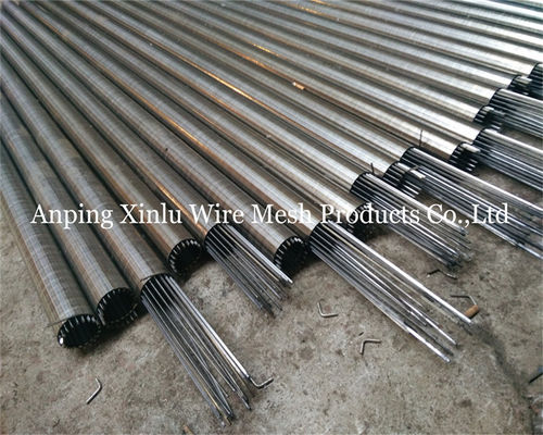 V-Shape Wedge Wire Free-Flow Well Screen Pipe for Waterwell and Environmental Applications