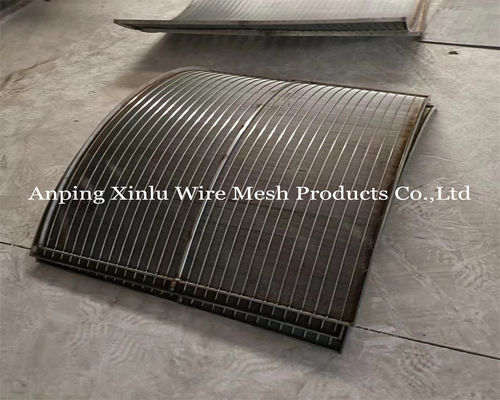 1 Year Warranty Wedge Wire Screen Flat Bed Panels with Support Bar