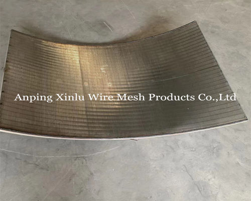 1 Year Warranty Wedge Wire Screen Flat Bed Panels with Support Bar