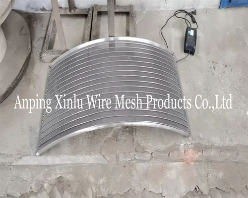 SS 321 Wedge Wire johnson type Sieve Bends Welded Edge 1.5X20mm Support Bar