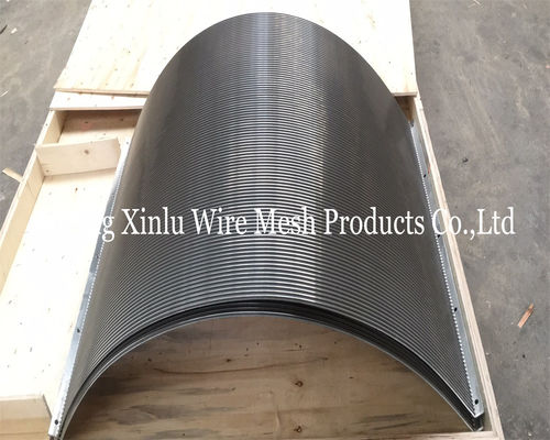 SS 321 Wedge Wire johnson type Sieve Bends Welded Edge 1.5X20mm Support Bar