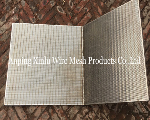SS 321 Wedge Wire johnson type Sieve Bends Welded Edge 1.5X20mm Support Bar