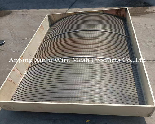 1 Year Warranty Wedge Wire Screen Flat Bed Panels with Support Bar