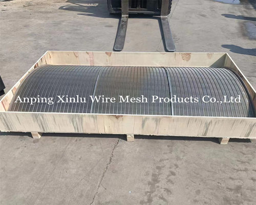1 Year Warranty Wedge Wire Screen Flat Bed Panels with Support Bar
