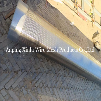 Diameter 426mm No Magnetic Tri-Wire Wrapped  Johnson Water Well Screen Pipe With Anti-Corrosion For Tube Well Filtration