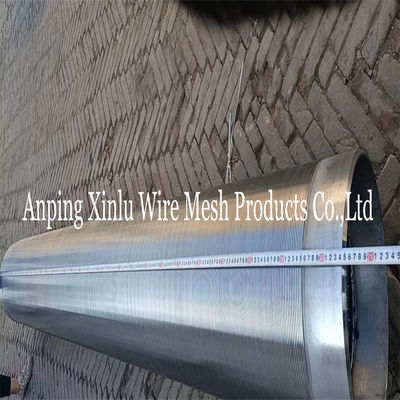 Diameter 426mm No Magnetic Tri-Wire Wrapped  Johnson Water Well Screen Pipe With Anti-Corrosion For Tube Well Filtration