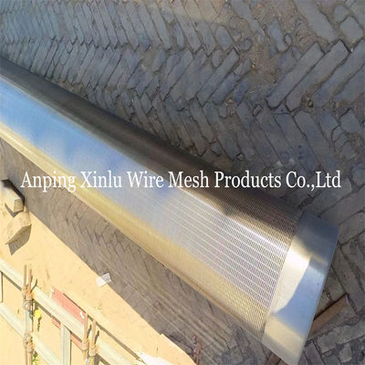 Diameter 426mm No Magnetic Tri-Wire Wrapped  Johnson Water Well Screen Pipe With Anti-Corrosion For Tube Well Filtration
