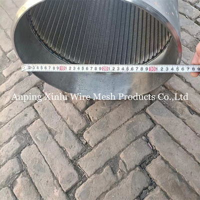 Diameter 426mm No Magnetic Tri-Wire Wrapped  Johnson Water Well Screen Pipe With Anti-Corrosion For Tube Well Filtration