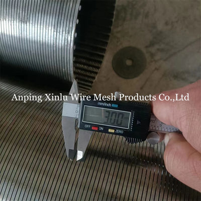 3x6mm Wire Water Well Screen Pipe 1&quot; to 200&quot; for Oil/Gas/Mining/Motor/Pump/Sewage Treatment/Groundwater Treatment/Waste