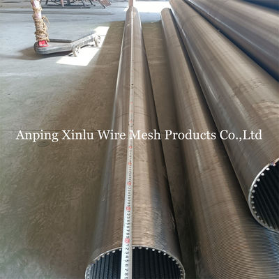 3x6mm Wire Water Well Screen Pipe 1&quot; to 200&quot; for Oil/Gas/Mining/Motor/Pump/Sewage Treatment/Groundwater Treatment/Waste