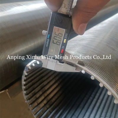 3x6mm Wire Water Well Screen Pipe 1&quot; to 200&quot; for Oil/Gas/Mining/Motor/Pump/Sewage Treatment/Groundwater Treatment/Waste