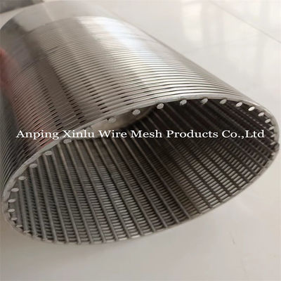 Filter Cartridges Wedge Wire Sand Control Johnson Screen Tube Spiral Wire Strainer Pipe For Pump Filtration