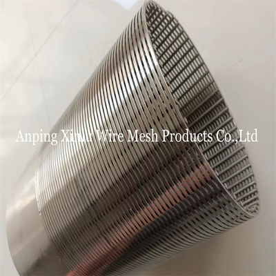 Filter Cartridges Wedge Wire Sand Control Johnson Screen Tube Spiral Wire Strainer Pipe For Pump Filtration