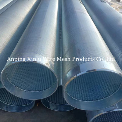 8-5/8&quot; 10-3/4&quot; Low Carbon Steel Wire Q195 or Q235 Galvanized Water Well Screen Pipe 8-40kg/m2