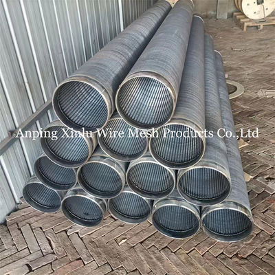 8-5/8&quot; 10-3/4&quot; Low Carbon Steel Wire Q195 or Q235 Galvanized Water Well Screen Pipe 8-40kg/m2