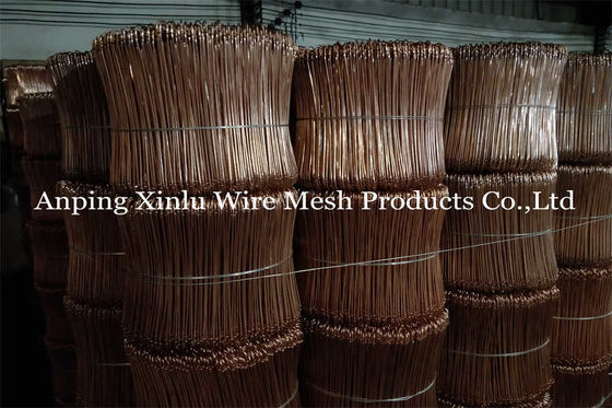 Secure Copper Double Loop Twins Wire Ties 1.0mm x 200mm x 1000pcs per bundles - Twins Wire Double Loop Binding