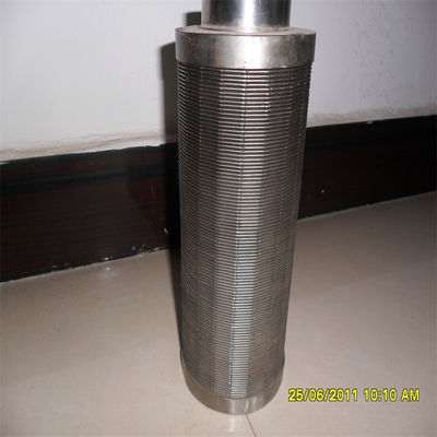 V Wire Wrapped Johnson Water Well Screen Pipe FITO Flow Type with Angles for Accurate Filtration