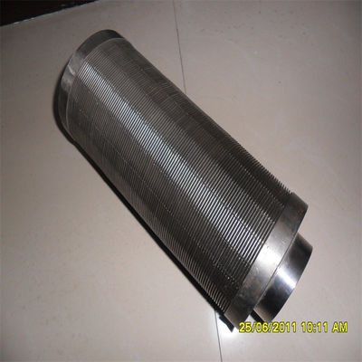 V Wire Wrapped Johnson Water Well Screen Pipe FITO Flow Type with Angles for Accurate Filtration