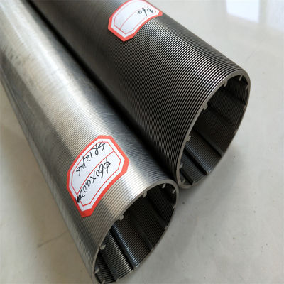 V Wire Wrapped Johnson Water Well Screen Pipe FITO Flow Type with Angles for Accurate Filtration