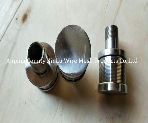 Lathe Parts Stainless Steel Johnson Screen Nozzle Water Filter Nozzles with 1.8x2.5mm Support Wire