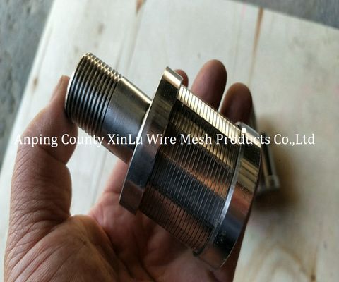 Lathe Parts Stainless Steel Johnson Screen Nozzle Water Filter Nozzles with 1.8x2.5mm Support Wire