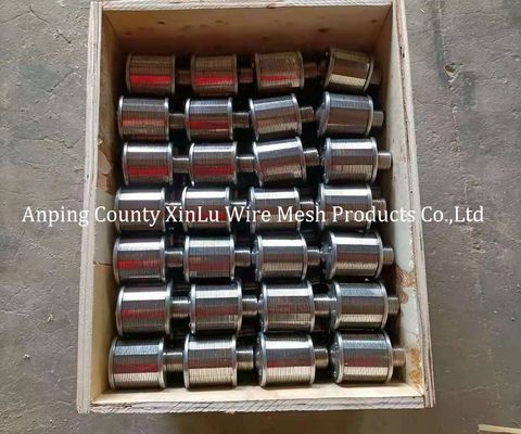 Lathe Parts Stainless Steel Johnson Screen Nozzle Water Filter Nozzles with 1.8x2.5mm Support Wire