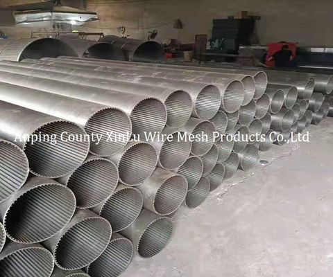 Water Well Screen Pipe for Groundwater Treatment Length Up To 20foot Customized