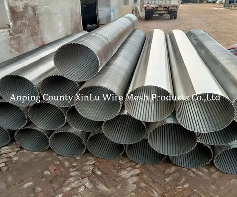 Wrapped Wire 2.2x3.5mm Stainless Steel Johnson Well Strainer Tube for Well Filtration