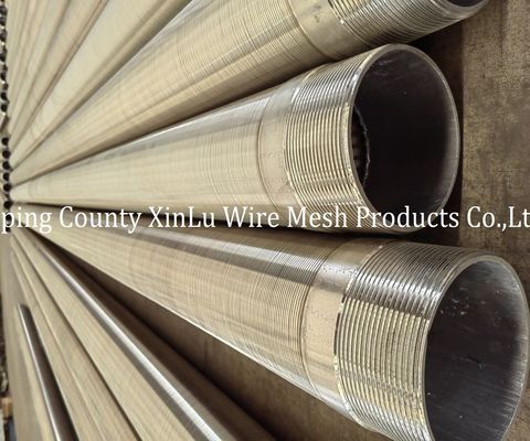 Water Well Screen Pipe for Groundwater Treatment Length Up To 20foot Customized