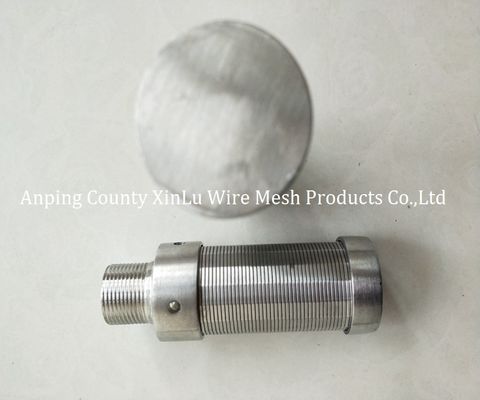 Candle Stainless Steel Filter Cartridge Electropolished V Wire Screen 25 - 108mm Dia