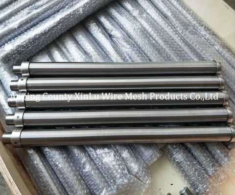 Candle Stainless Steel Filter Cartridge Electropolished V Wire Screen 25 - 108mm Dia
